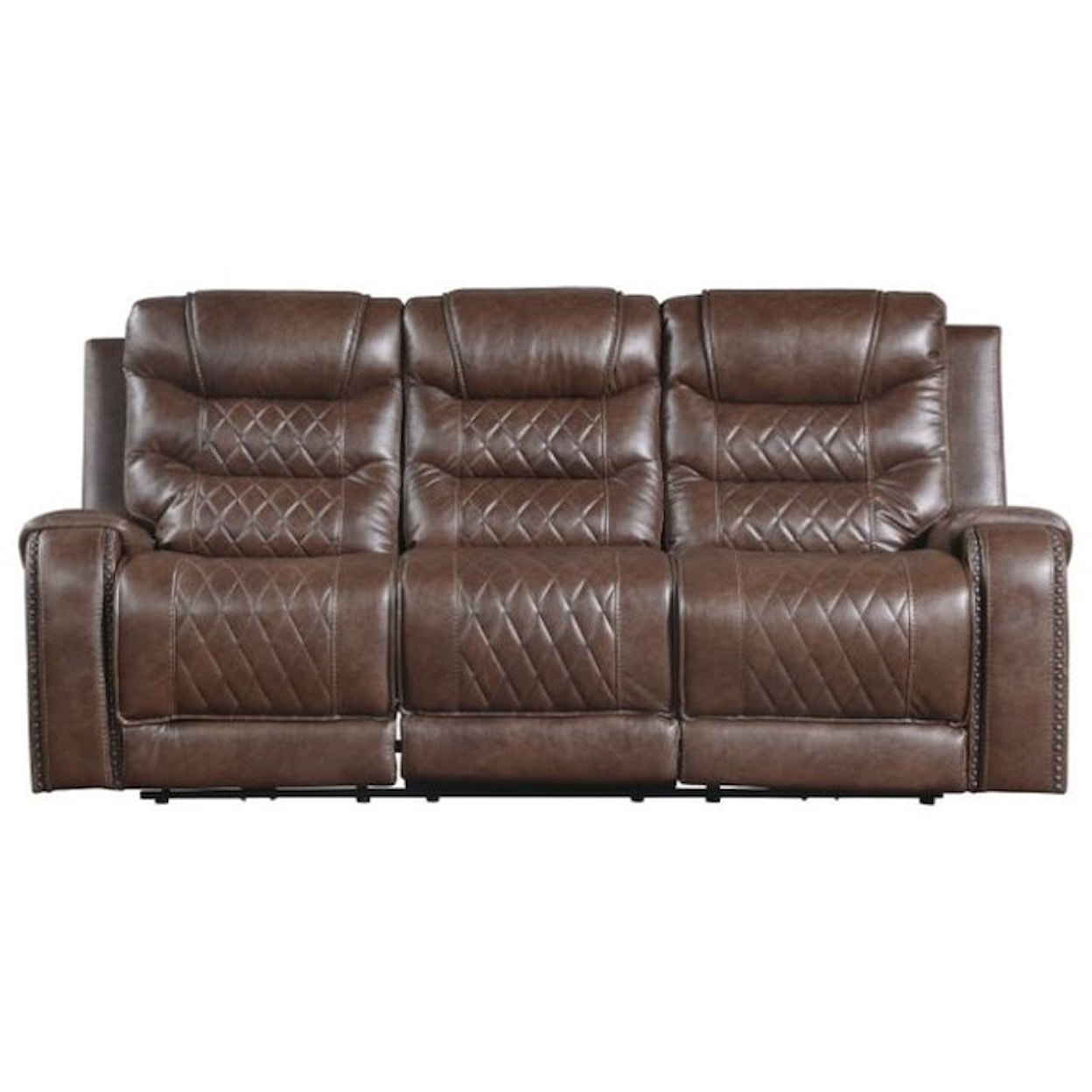 Homelegance Furniture Putnam Double Reclining Sofa