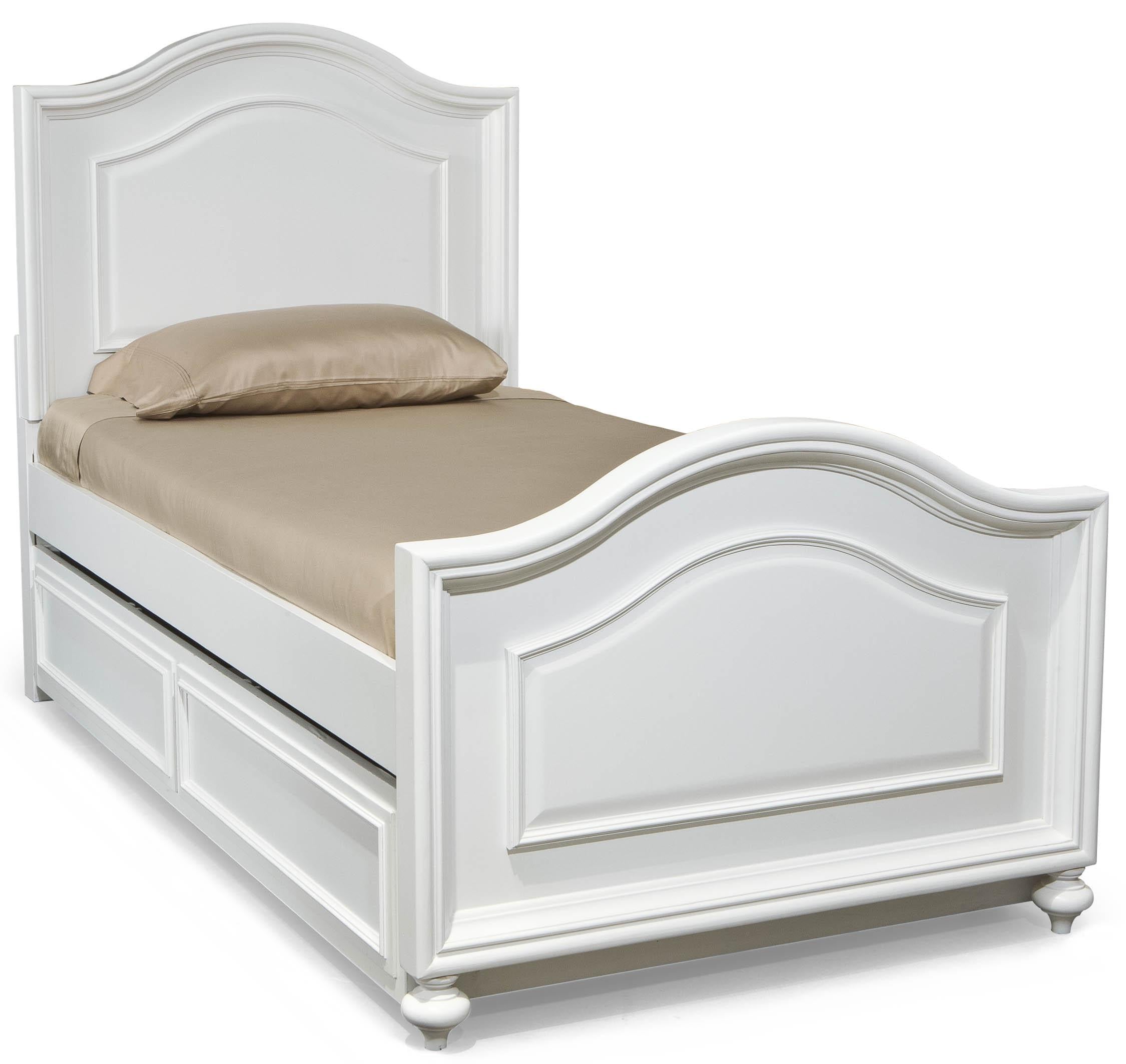 Twin Panel Bed with Trundle