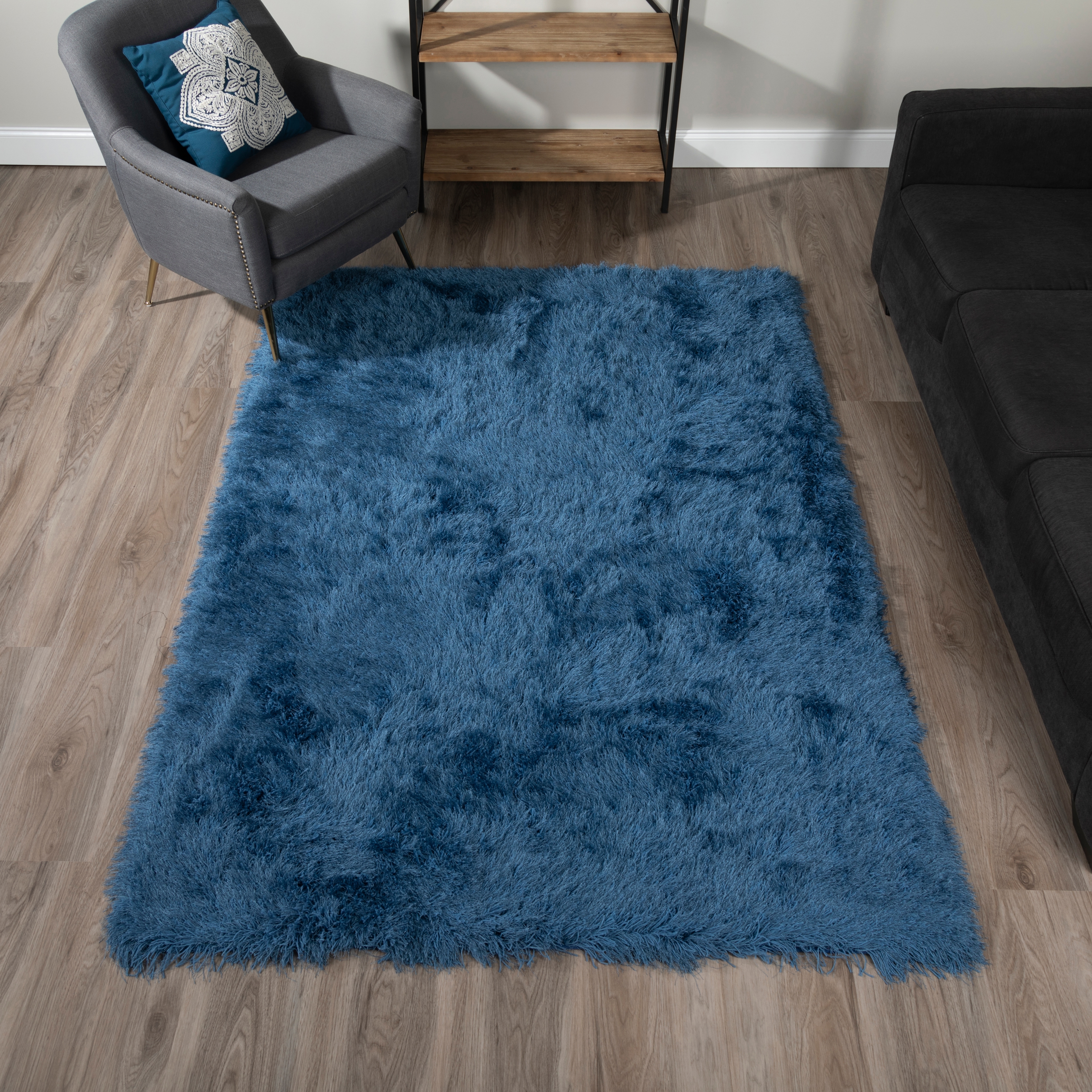 Navy 9'X13' Area Rug