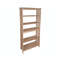 72'' Mission Bookcase