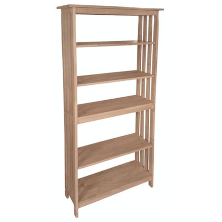 72'' Mission Bookcase