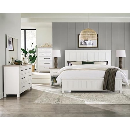 Queen Panel Bed