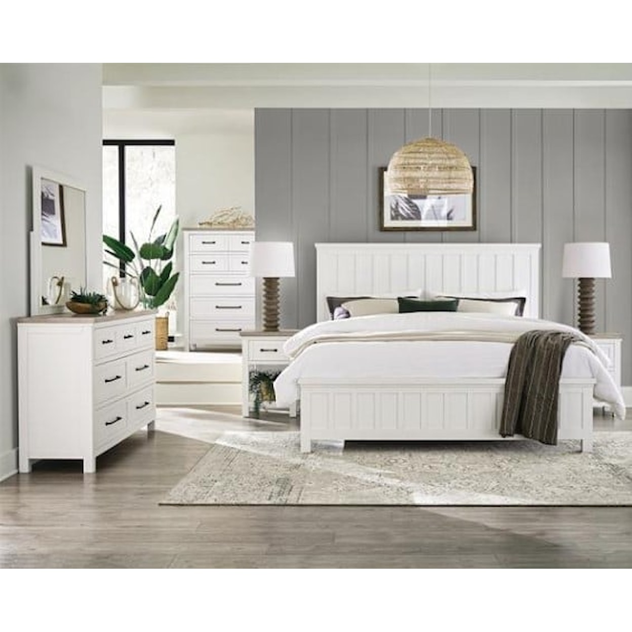 Riverside Furniture Cora Queen Panel Bed