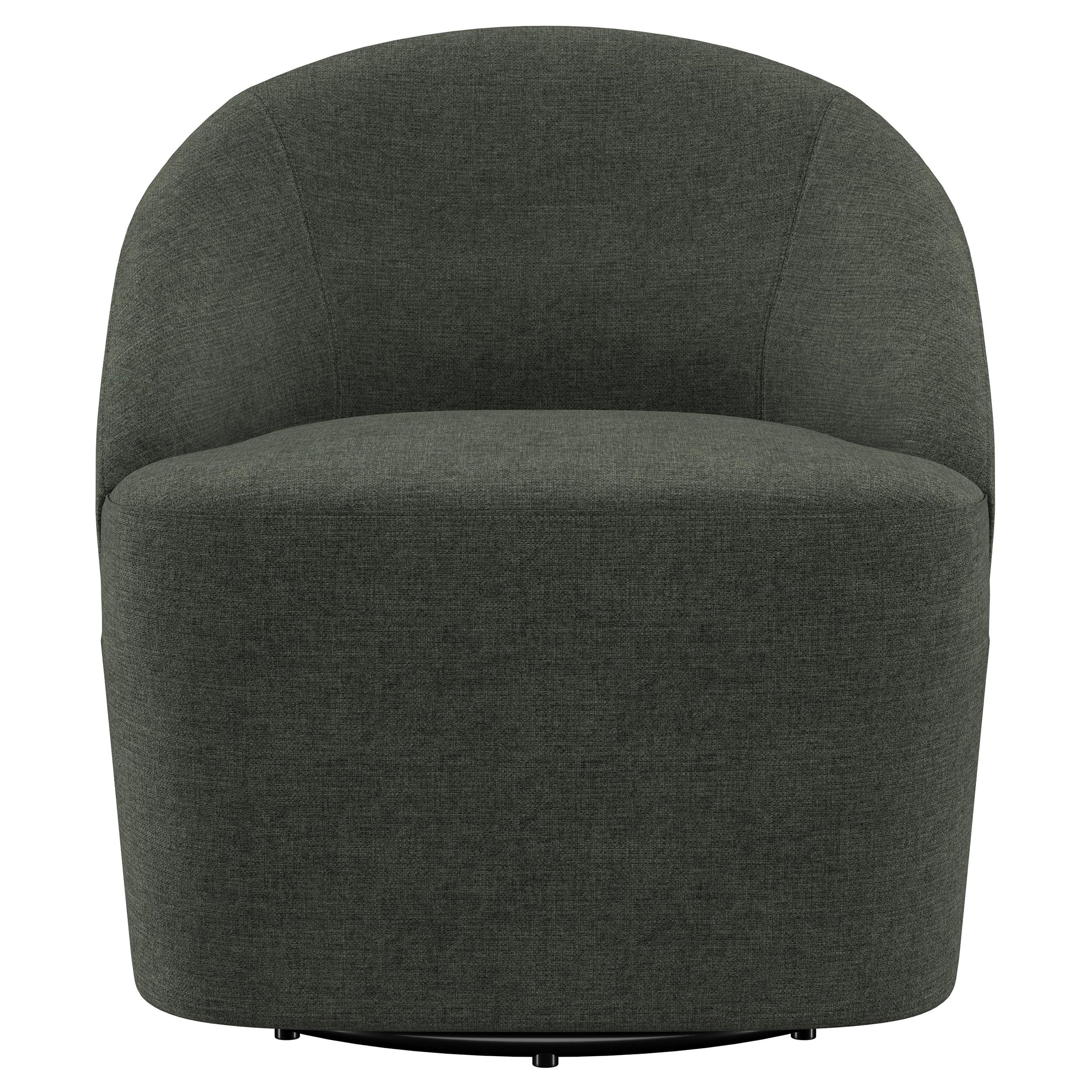 Leon Barrel Accent Swivel Chair