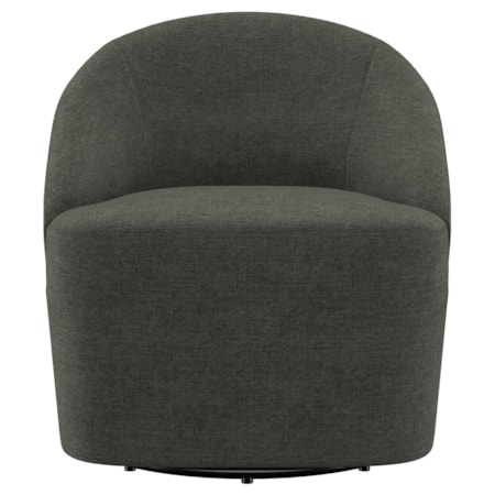 Leon Barrel Accent Swivel Chair