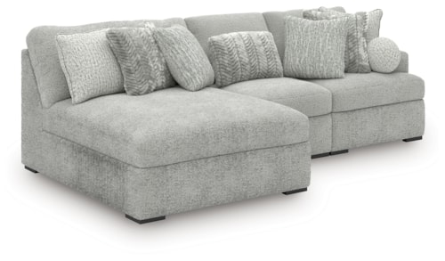 3-Piece Sectional With Chaise