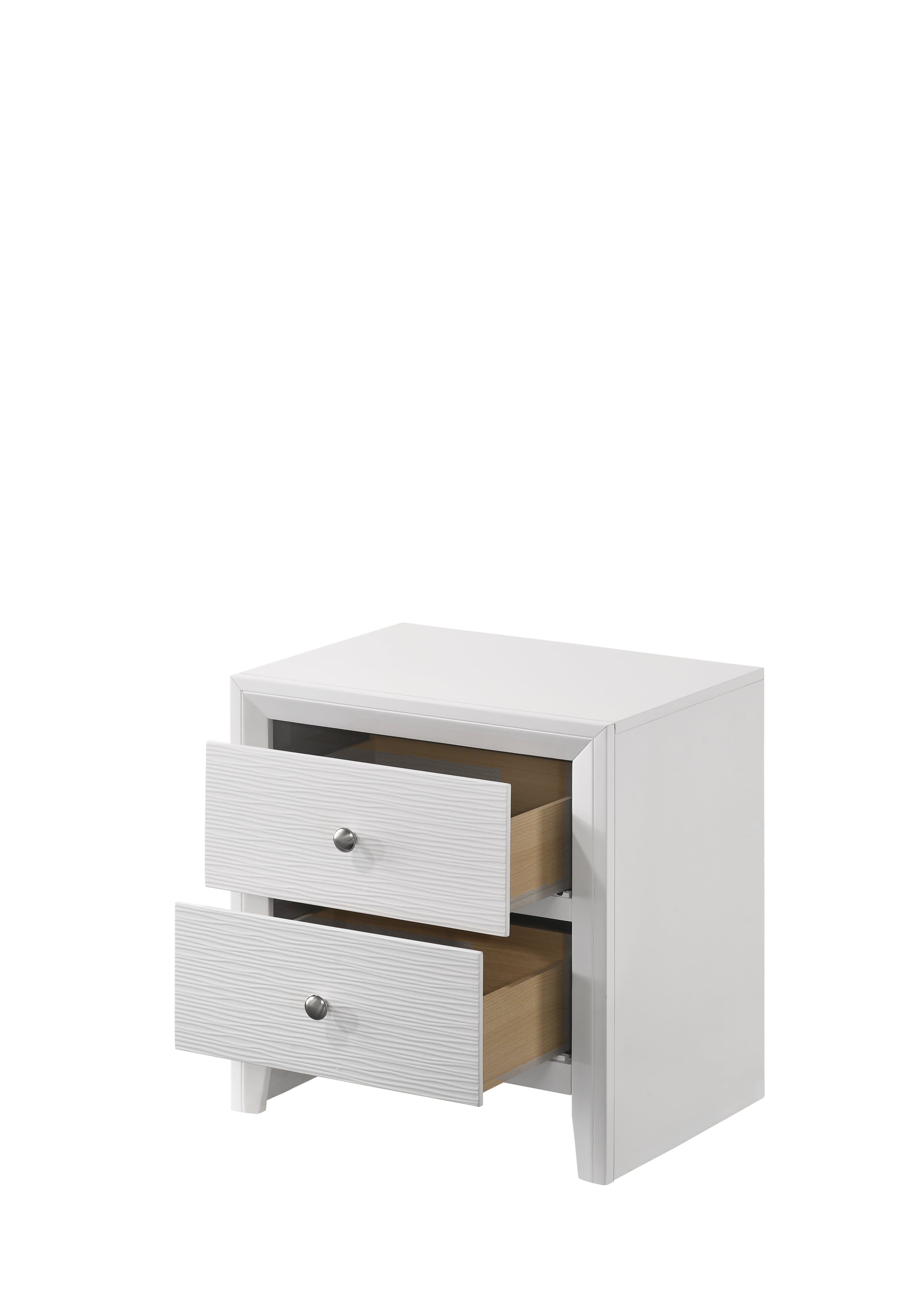 Crown Mark Evan 2-Drawer Nightstand