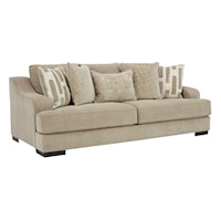 Contemporary Sofa with Reversible Cushions