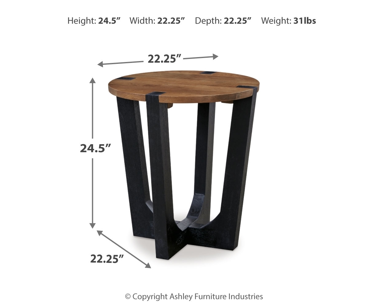 Signature Design by Ashley Hanneforth Coffee Table And 2 End Tables