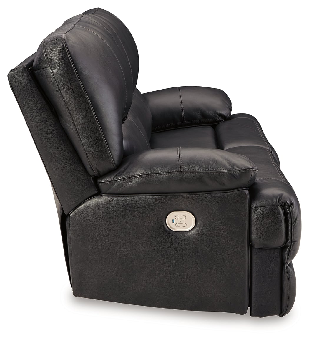 2-Seat Pwr Reclining Sofa w/ Adj Hdrests