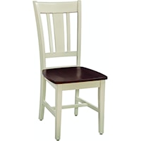 Farmhouse San Remo Dining Chair in Expresso / Almond