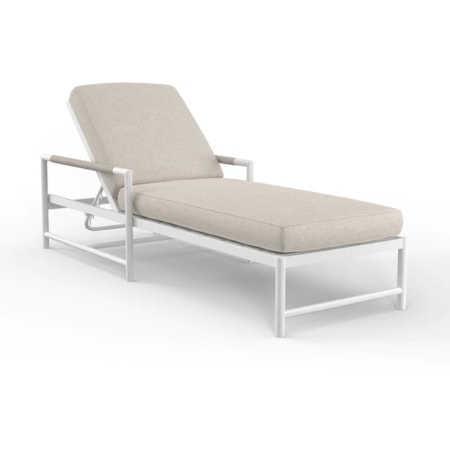 Outdoor Cushioned Chaise