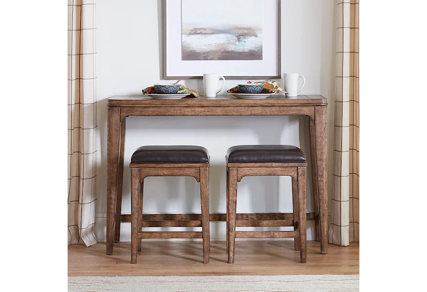Ashford Console Bar Set by Liberty Furniture at Schewels Home