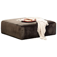 Contemporary Upholstered Cocktail Ottoman