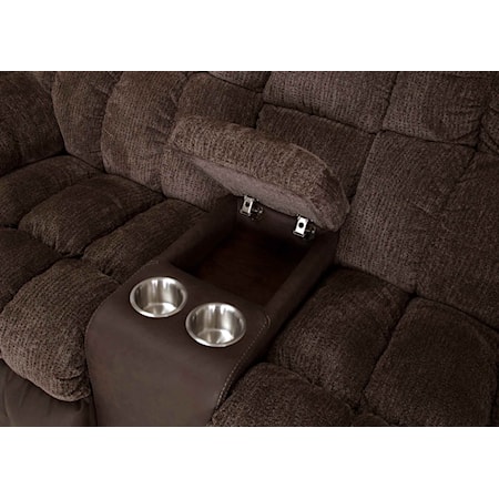 Power Reclining Console Loveseat