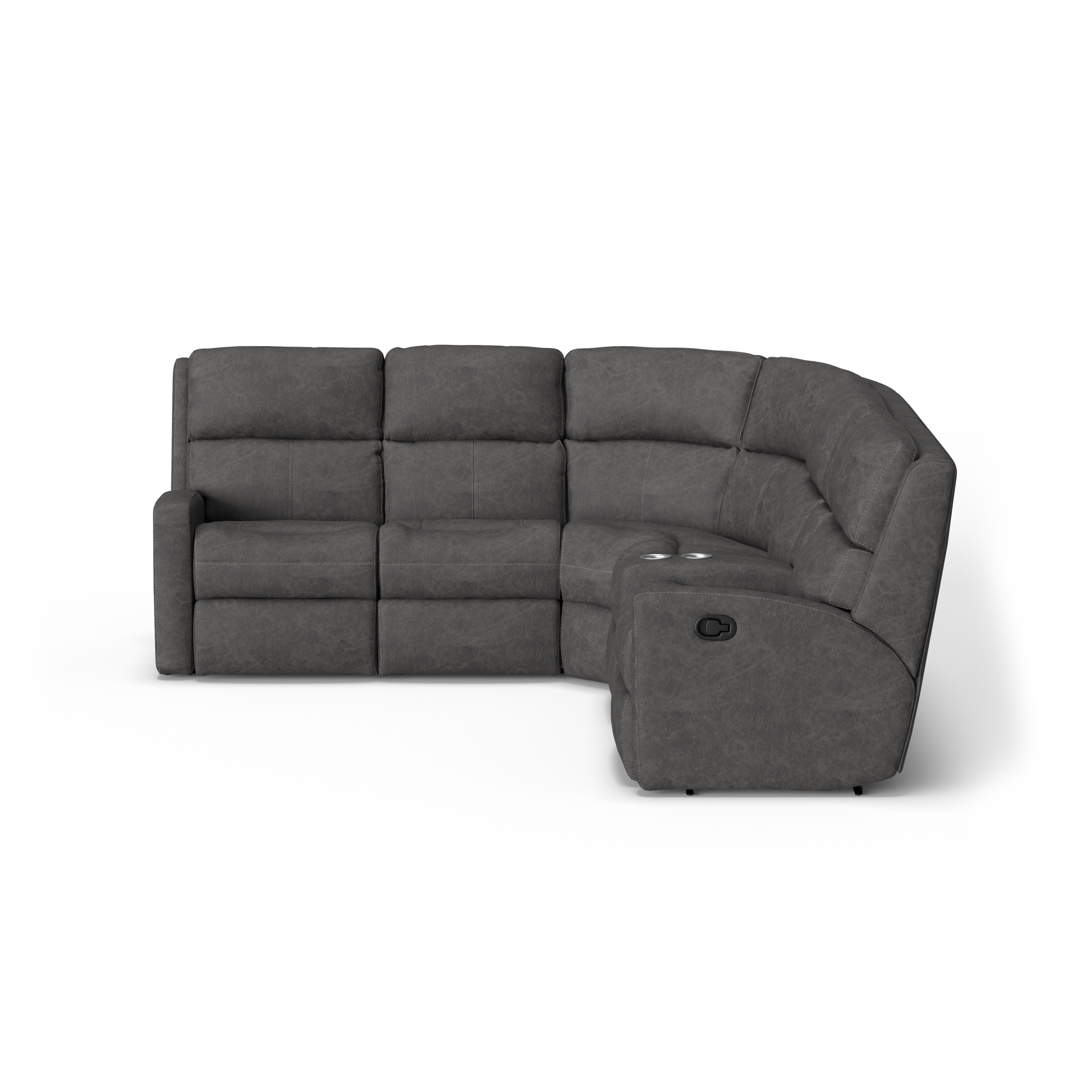 Manual Reclining Sectional Sofa