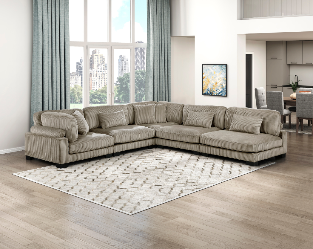 Homelegance Traverse 5-Piece Sectional Sofa