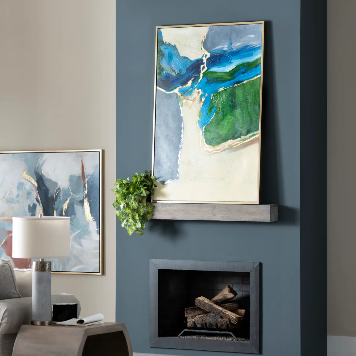 Leblanc Framed Canvases - Set of 2