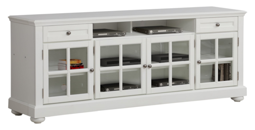 Cottage 76" TV Console with Cord Management