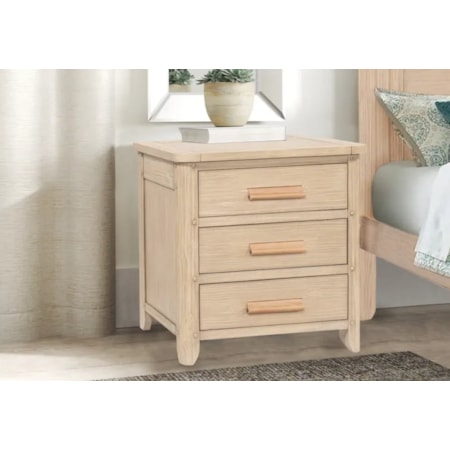 3-Drawer Nightstand