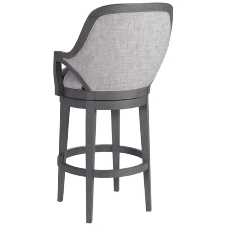 Upholstered Swivel Barstool