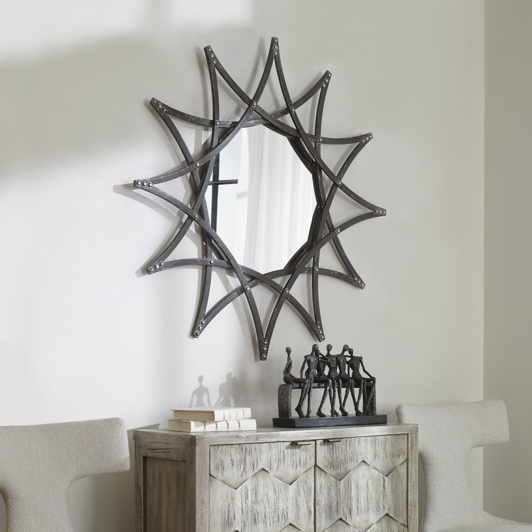 Uttermost Solaris Solaris Iron Star Mirror