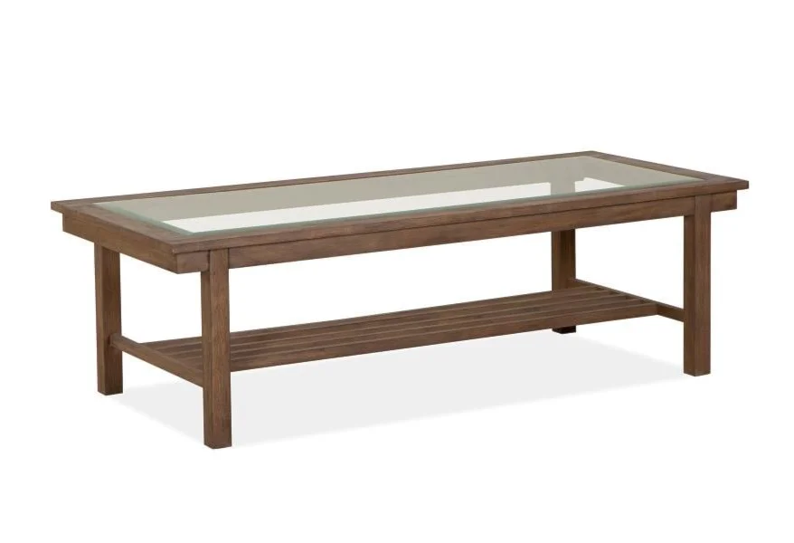 Darwin Occasional Tables Rectangular Cocktail Table  by Magnussen Home at Darvin Furniture
