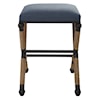 Uttermost Firth Firth Rustic Navy Counter Stool