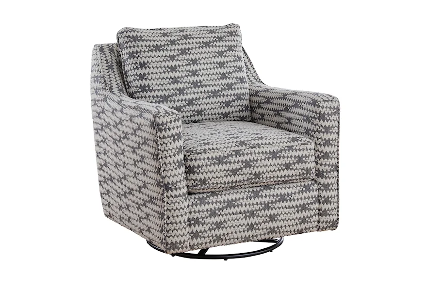5006 CROSSROADS MINERAL Swivel Glider Chair by Fusion Furniture at Z & R Furniture