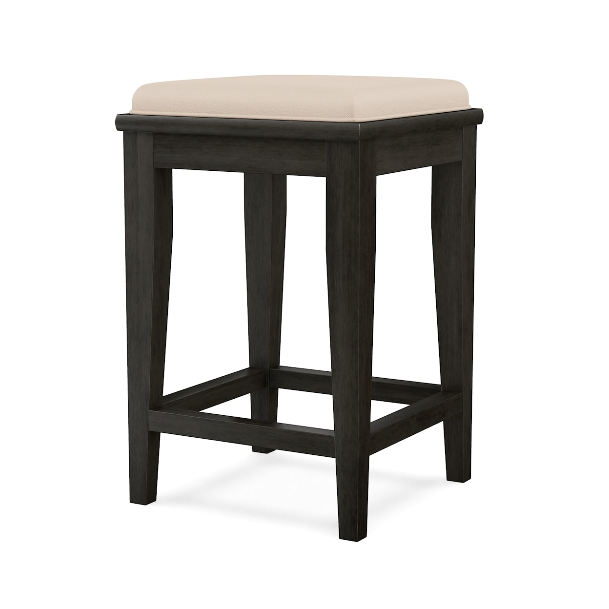 Durham Solid Accents Stool w/Upholstered Seat