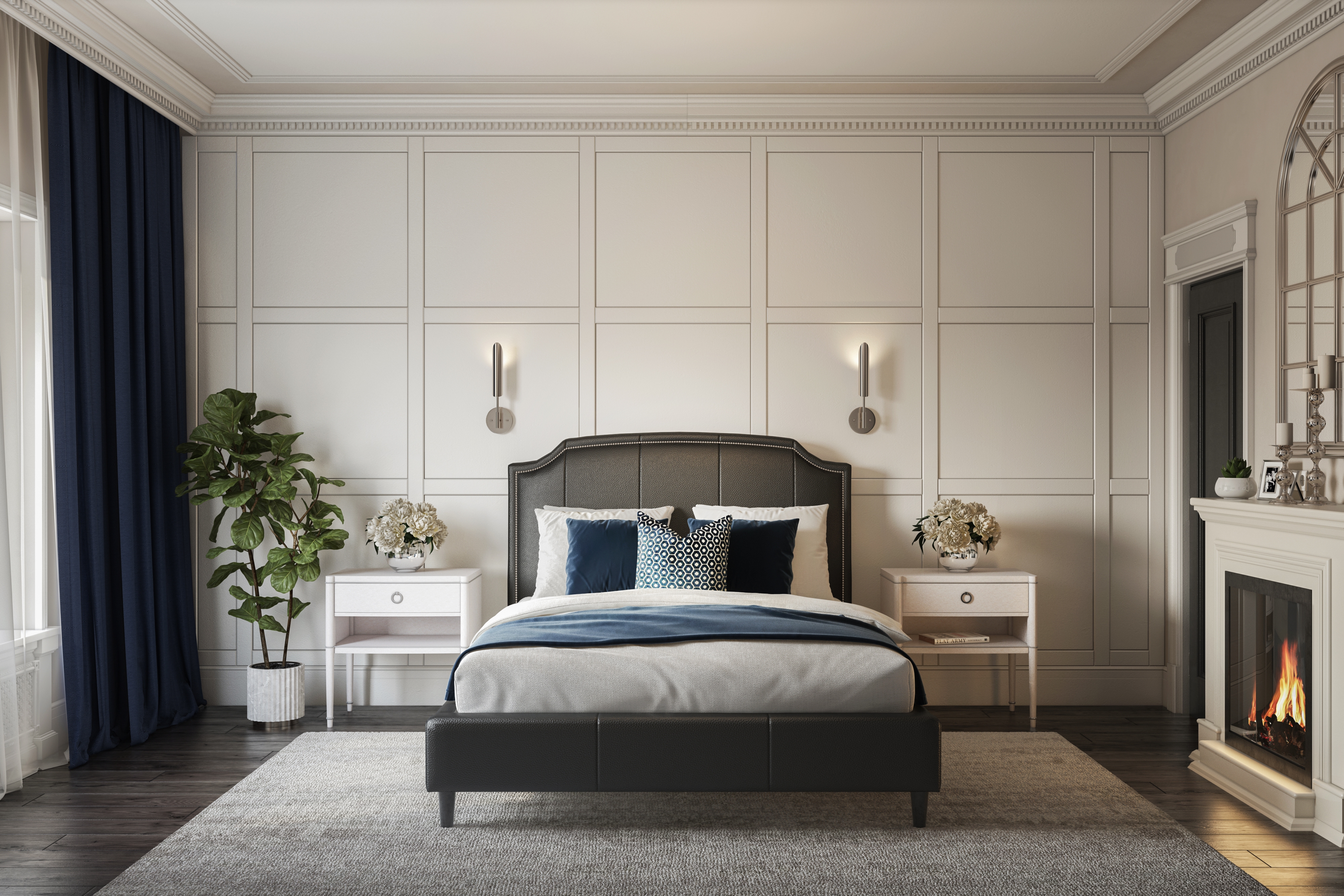 Palliser Arbor Upholstered King Bed