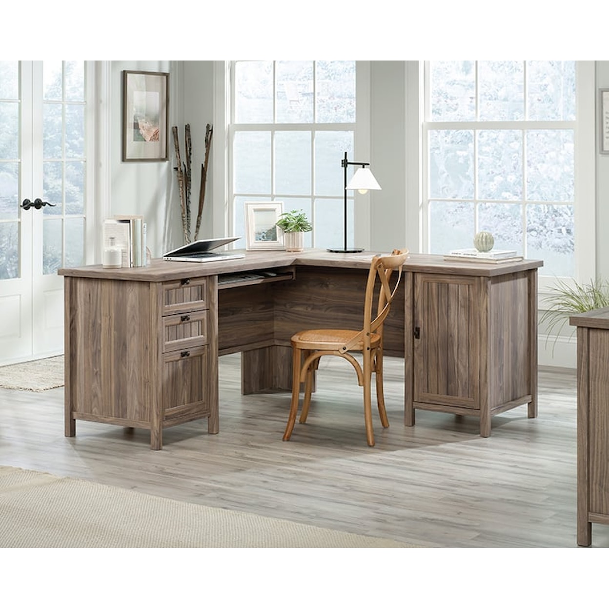 Sauder Costa L-Shaped Desk