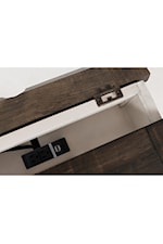 Jofran 1706B Madison County Farmhouse Barn Door Dresser - Sturdy Compliant