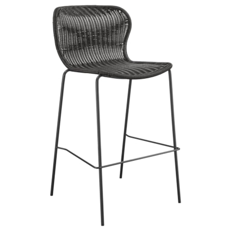 Mckinley Faux Rattan Bar Chair