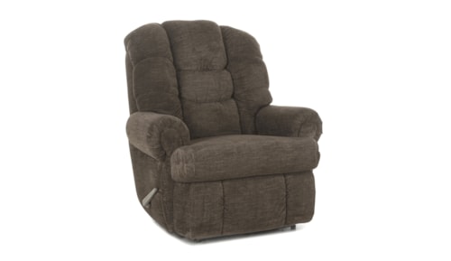 Casual Manual Recliner in Chocolate