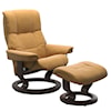 Stressless by Ekornes Mayfair Large Chair & Ottoman with Classic Base