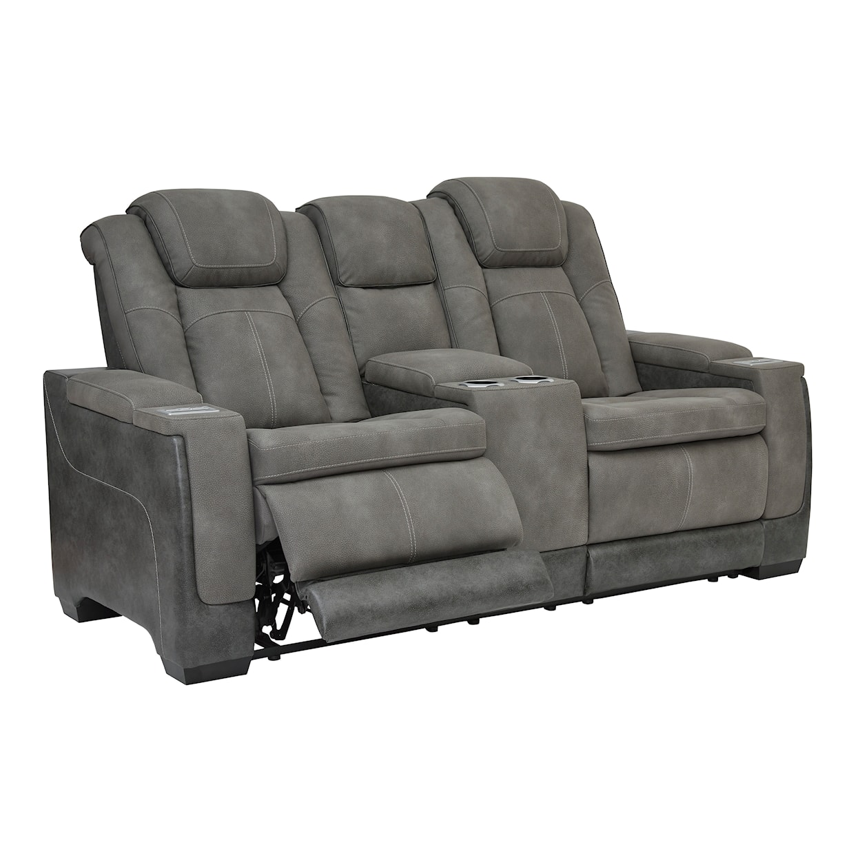 Ashley Next-Gen DuraPella Power Reclining Loveseat w/ Console