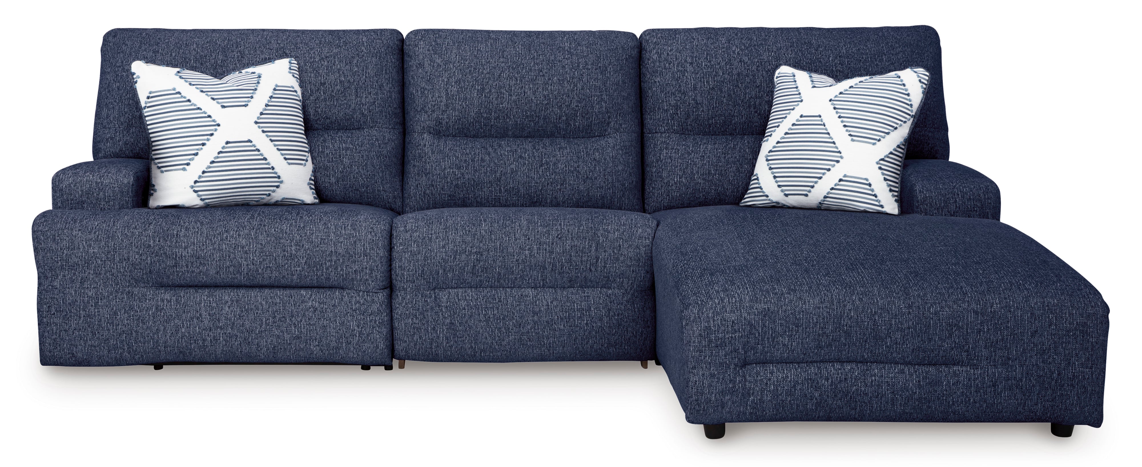 3-Piece Power Reclining Sectional w/ Chaise
