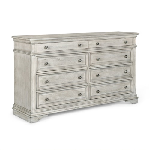 Farmhouse 8-Drawer Dresser