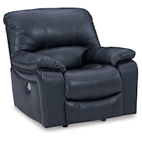 Leather Match Power Rocker Recliner