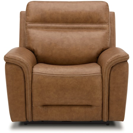 Casual Swivel Glider Power Recliner with USB Ports