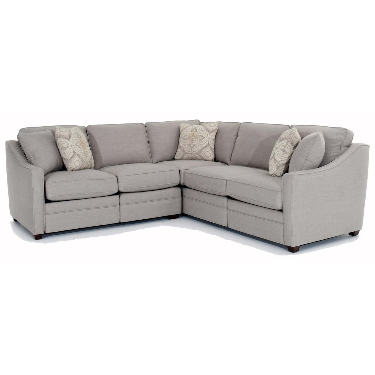 Hickory Craft F9 Series Custom 2 Pc Sectional w/ Recliners