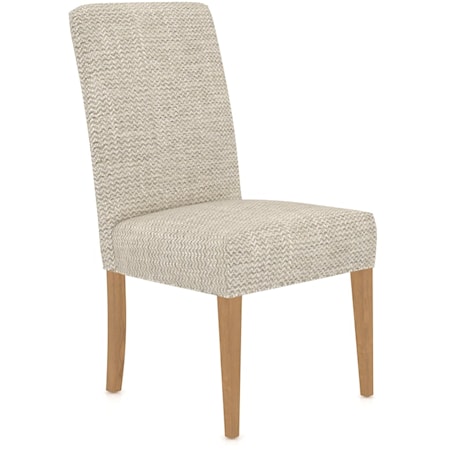 Transitional Customizable Upholstered Side Chair