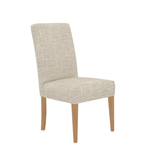 Transitional Customizable Upholstered Side Chair