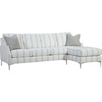 Transitional RAF Chaise Sectional