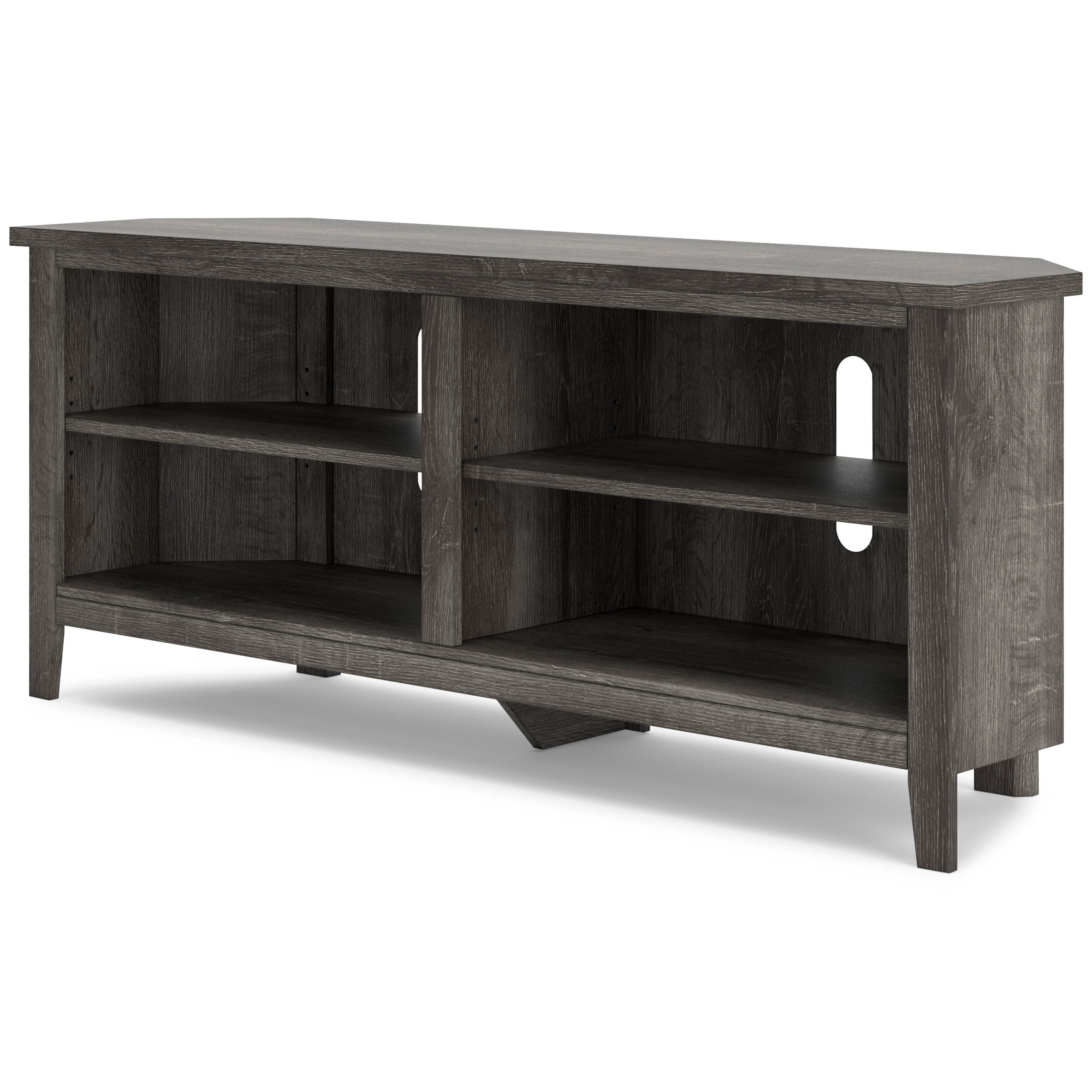 Benchcraft Arlenbry W27556 Farmhouse 58" Corner TV Stand Virginia