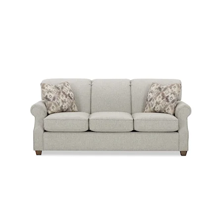 Transitional Queen Sleeper Sofa