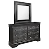 Global Furniture Pompei 6-Drawer Dresser