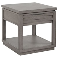 Contemporary 1-Drawer End Table