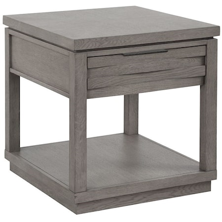 Contemporary 1-Drawer End Table